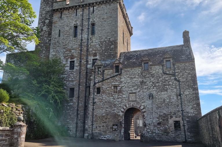 Take a break from cycling in Scotland to visit castles